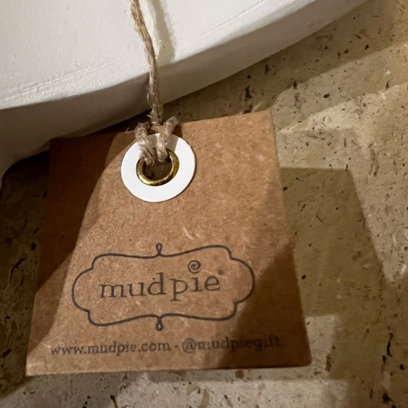 Mud Pie Home White Wood General Market Store Style Scoop Decorative Piece - Picture 4 of 4